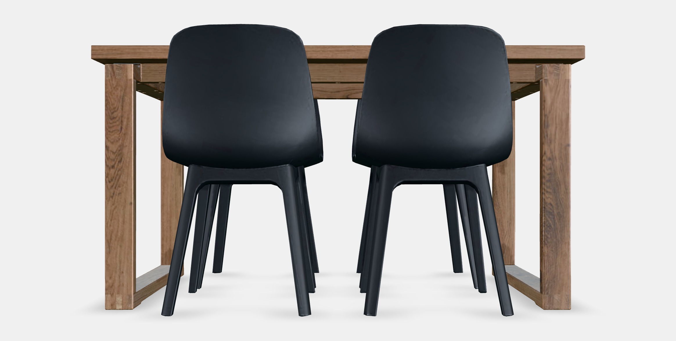 MORBYLANGA - ODGER Table and 4 chairs Low-poly 3D model_15