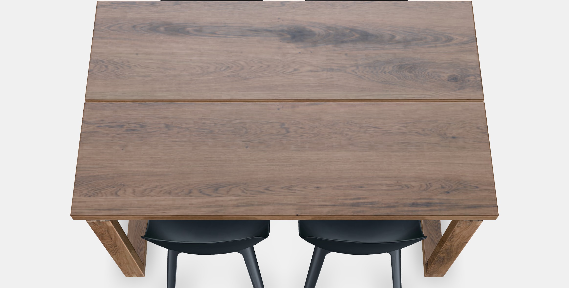 MORBYLANGA - ODGER Table and 4 chairs Low-poly 3D model_7