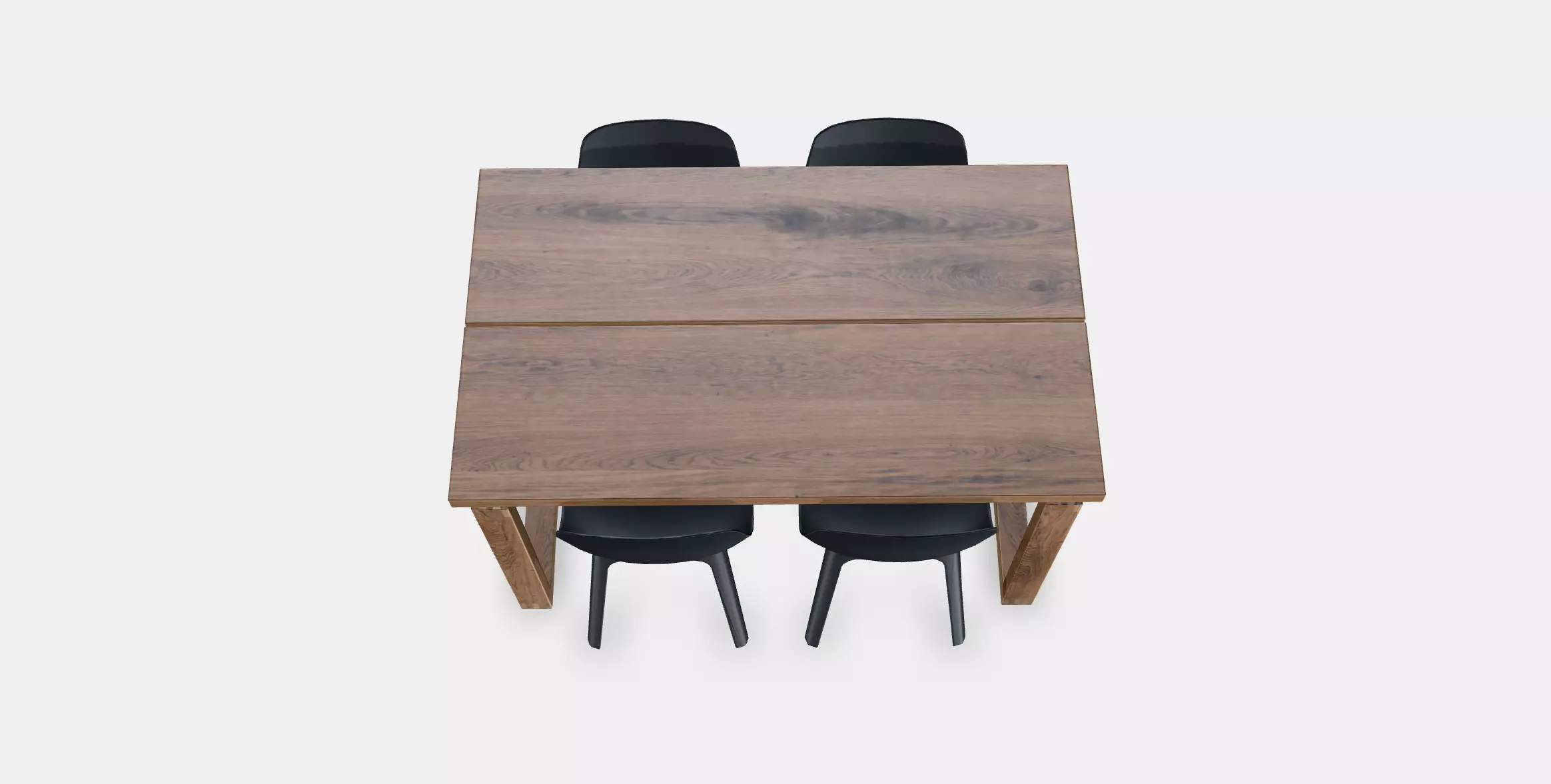 MORBYLANGA - ODGER Table and 4 chairs Low-poly 3D model_0