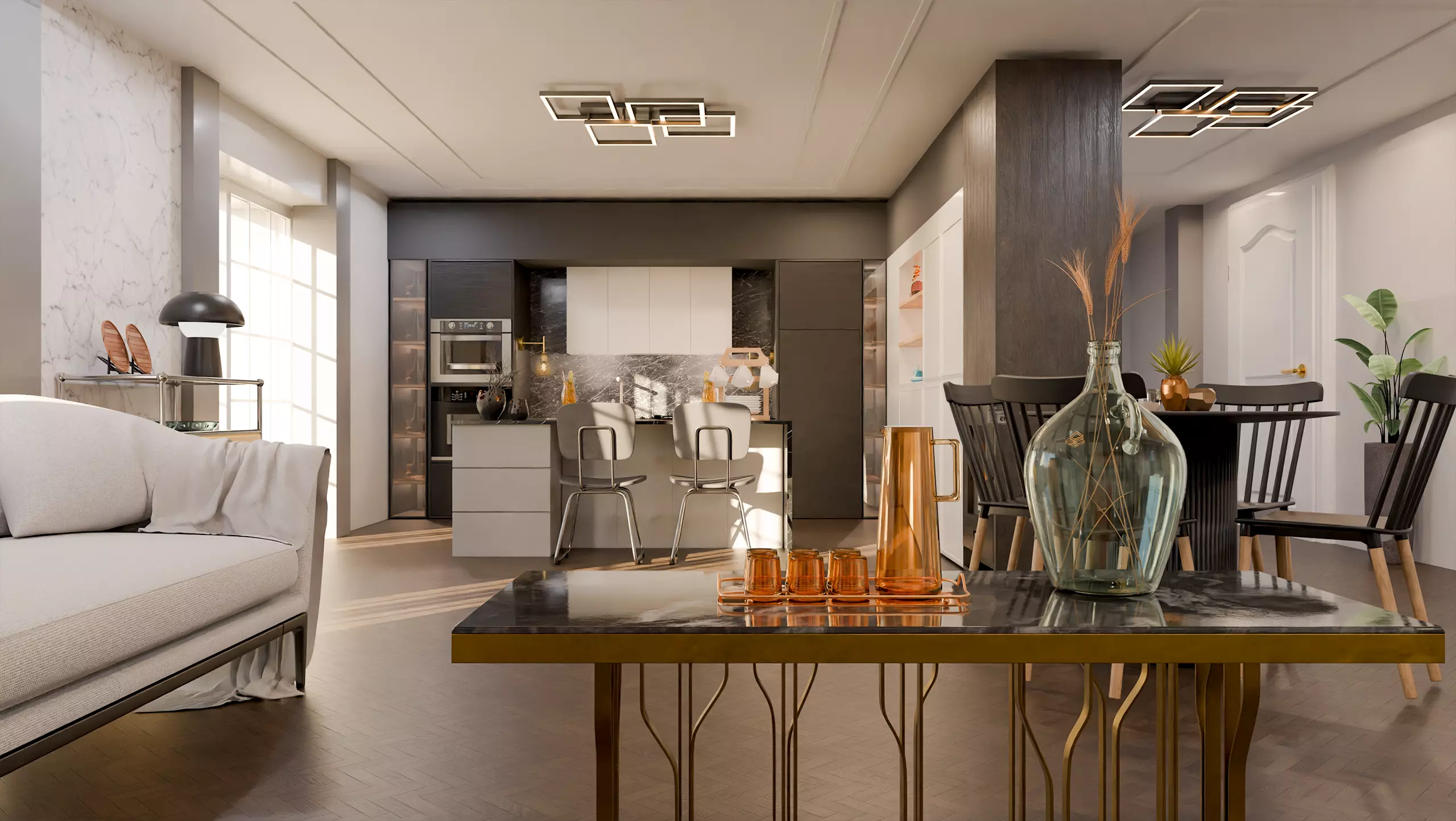 Kitchen design 3D model