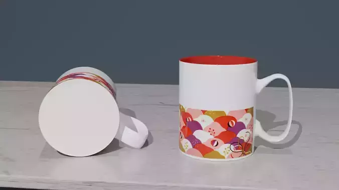 Ceramic Coffee Mug with Handle