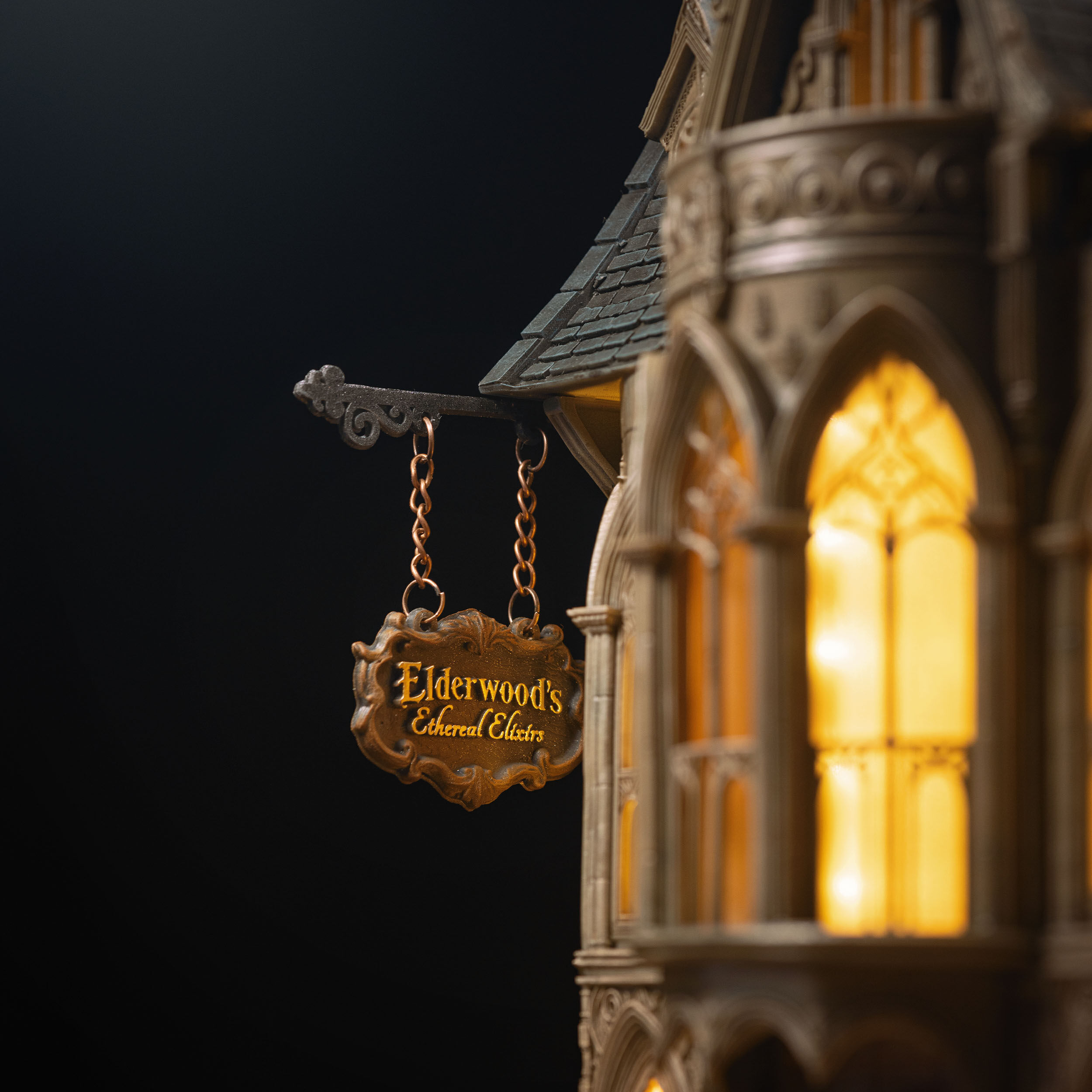 Victorian Magic Shop 3D Printable Book Nook STL File 3D print model_7
