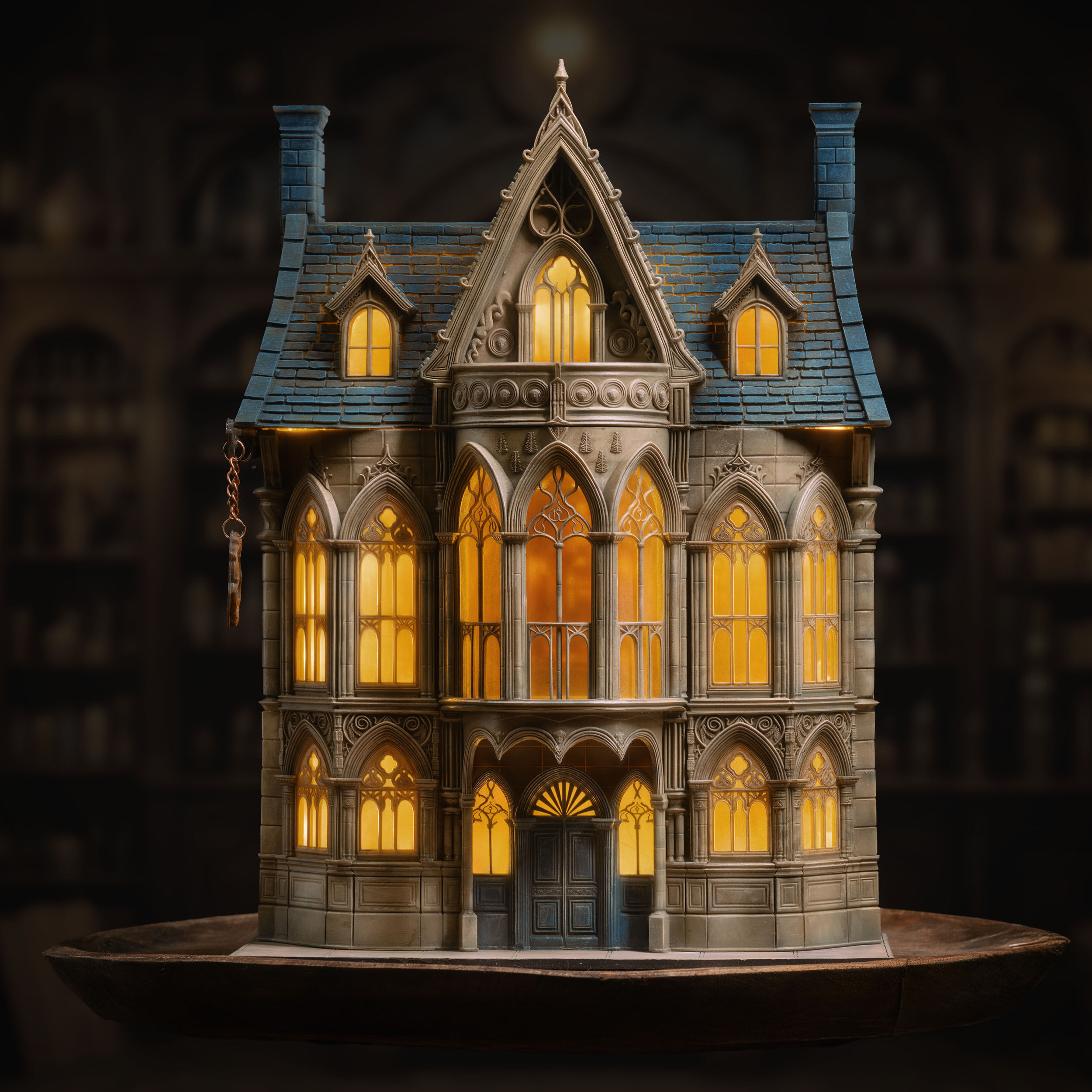 Victorian Magic Shop 3D Printable Book Nook STL File 3D print model_4