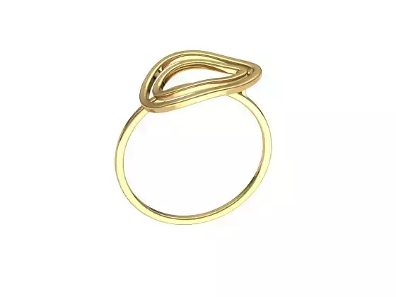 Gold Ring Minimal 6