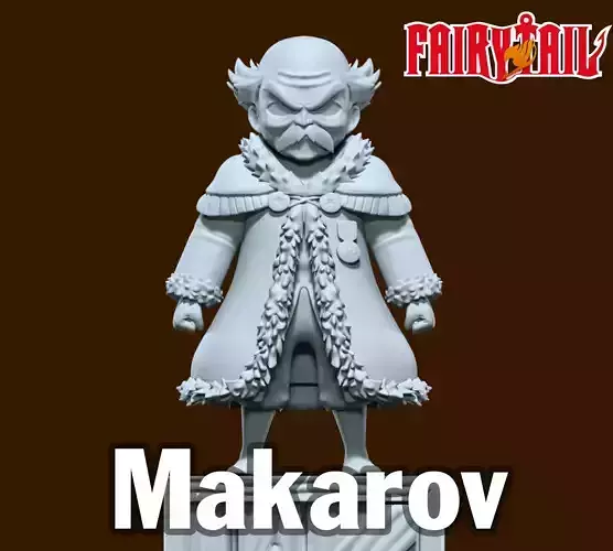 FAIRY TAIL - Makarov - 3d print 3D print model