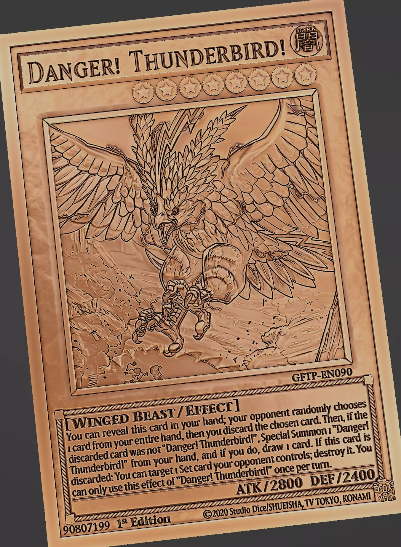Danger Thunderbird - yu-gi-oh Free 3D print model