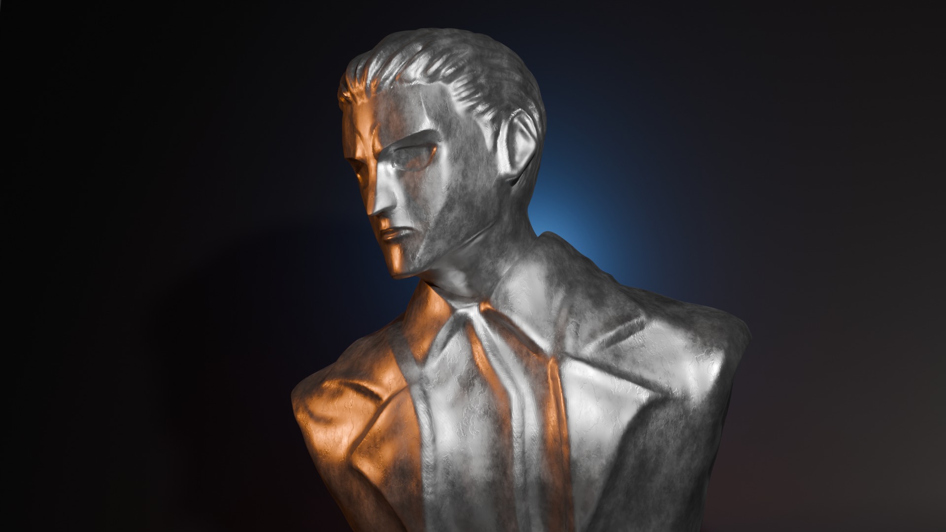 Higuruma Bust Statue - Jujutsu Kaisen  3D print model_1