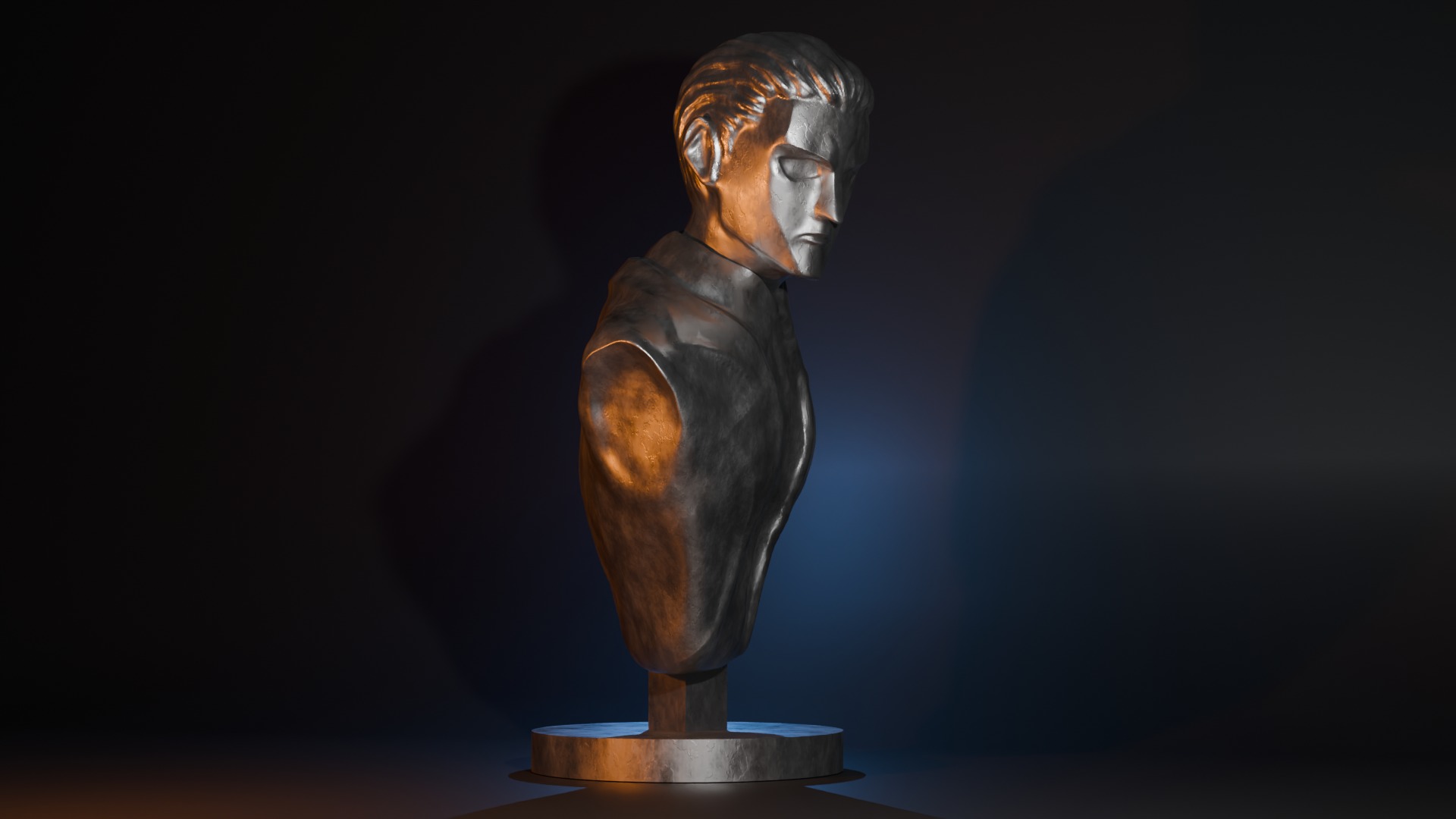 Higuruma Bust Statue - Jujutsu Kaisen  3D print model_3