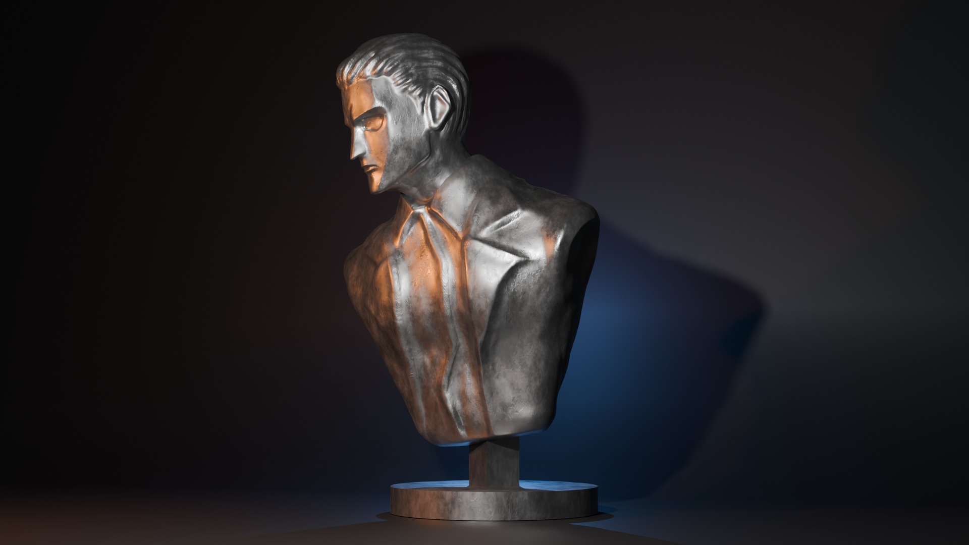 Higuruma Bust Statue - Jujutsu Kaisen  3D print model_2