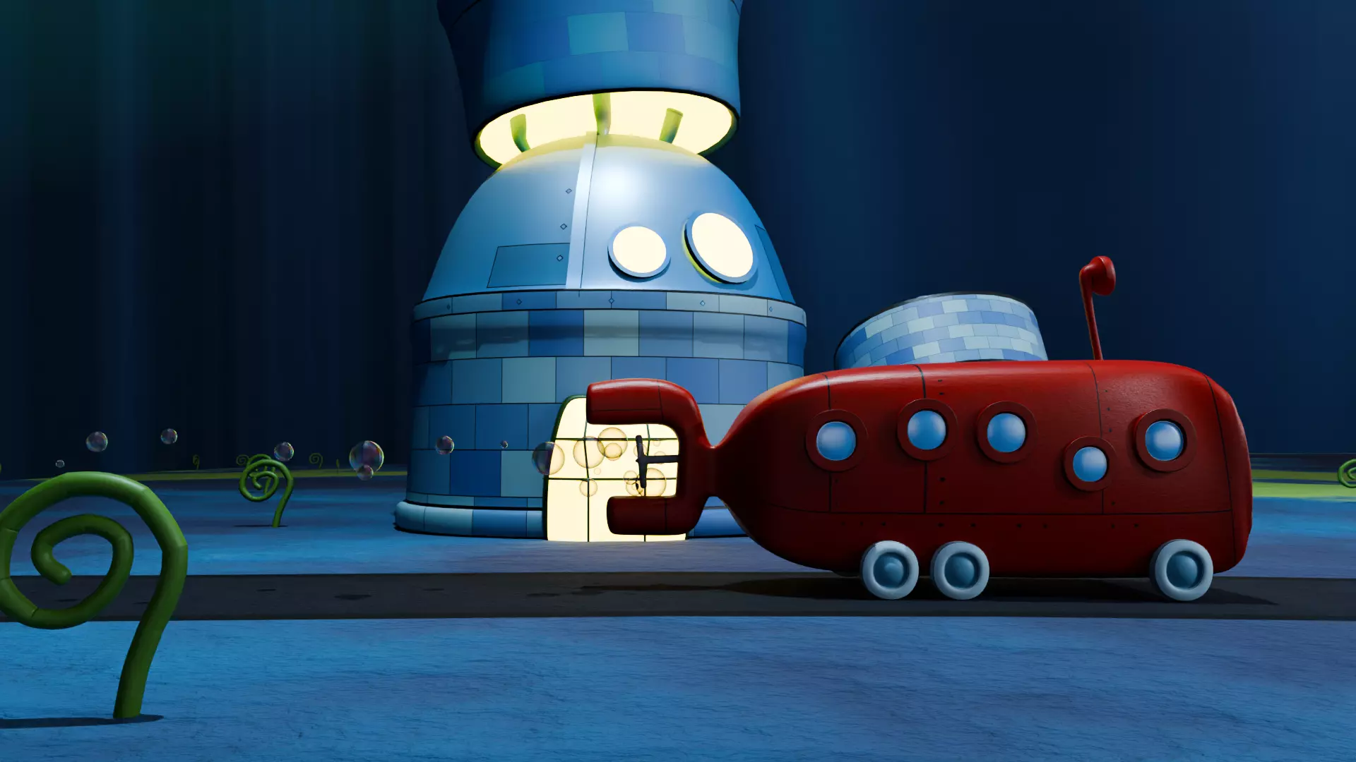 Spongebob rock bottom episode 3D model