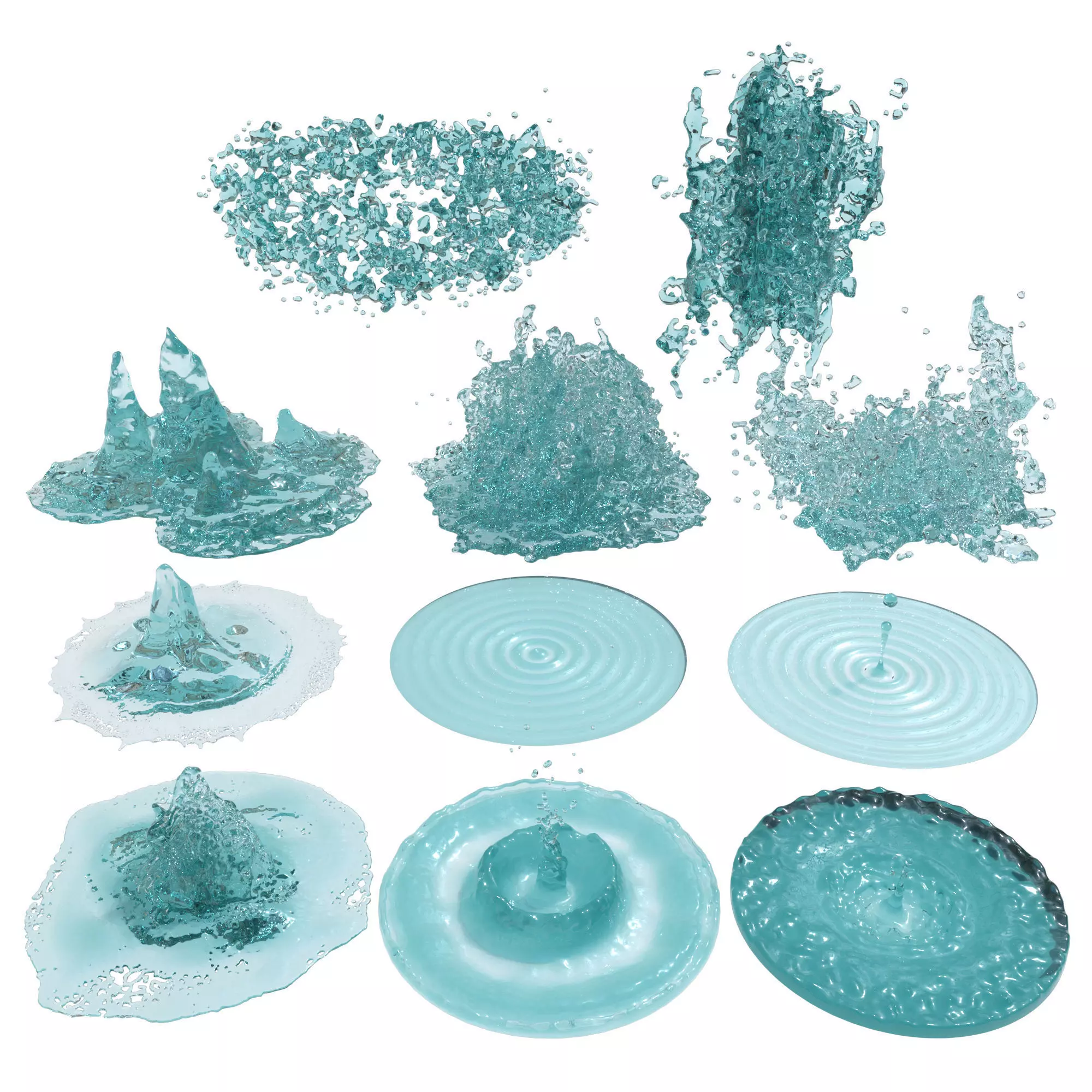 11 Water Splash Vol 11 3D model