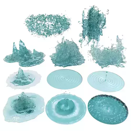 11 Water Splash Vol 11 3D model