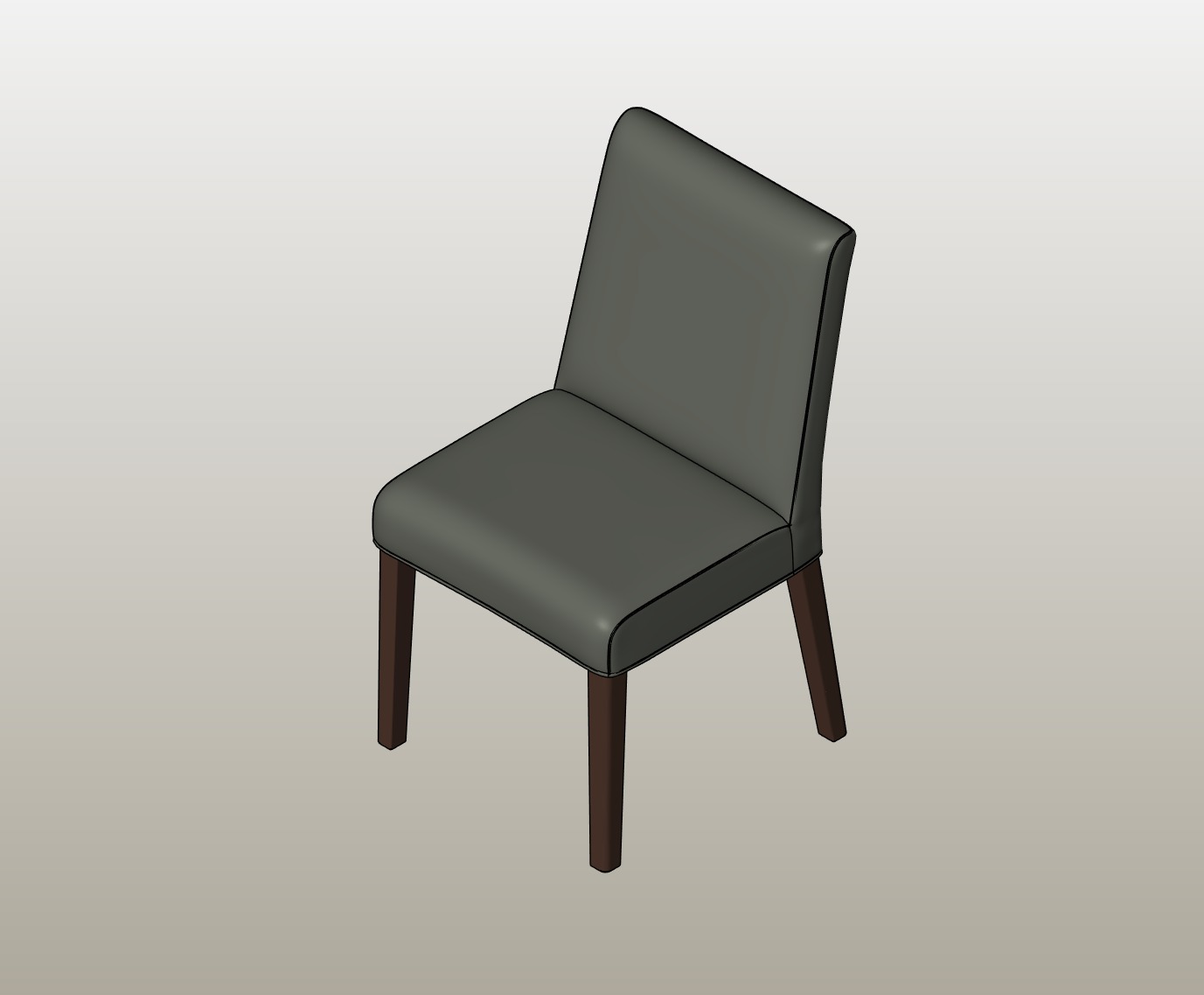 Chair 01 - Family for Revit 3D model_11