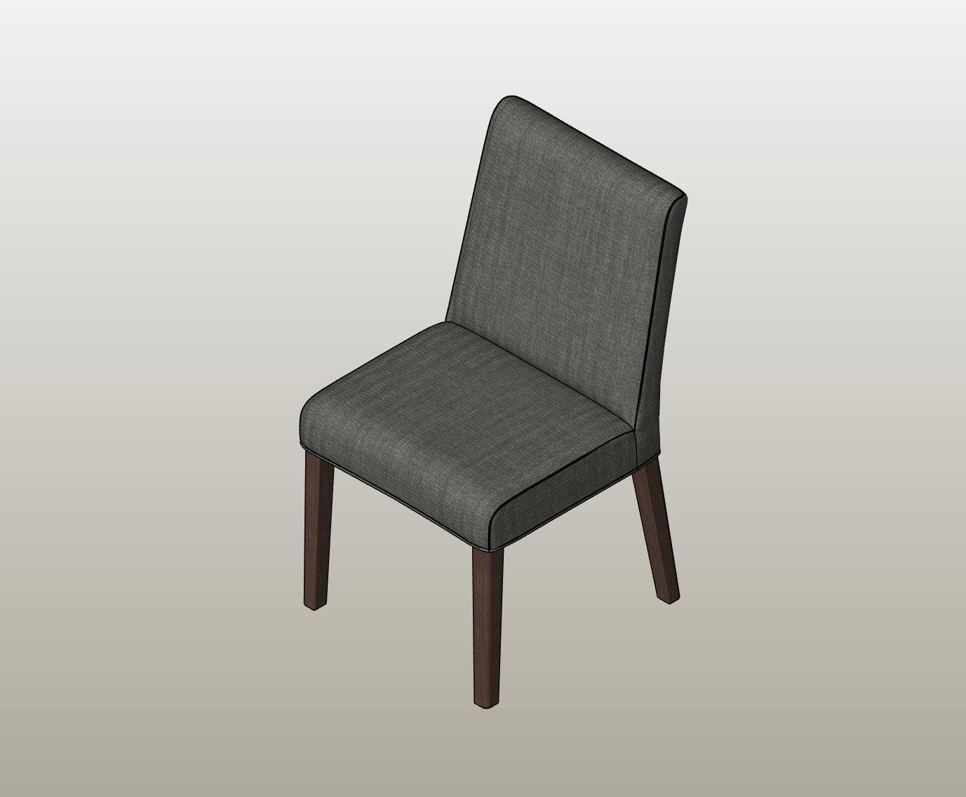 Chair 01 - Family for Revit 3D model_12