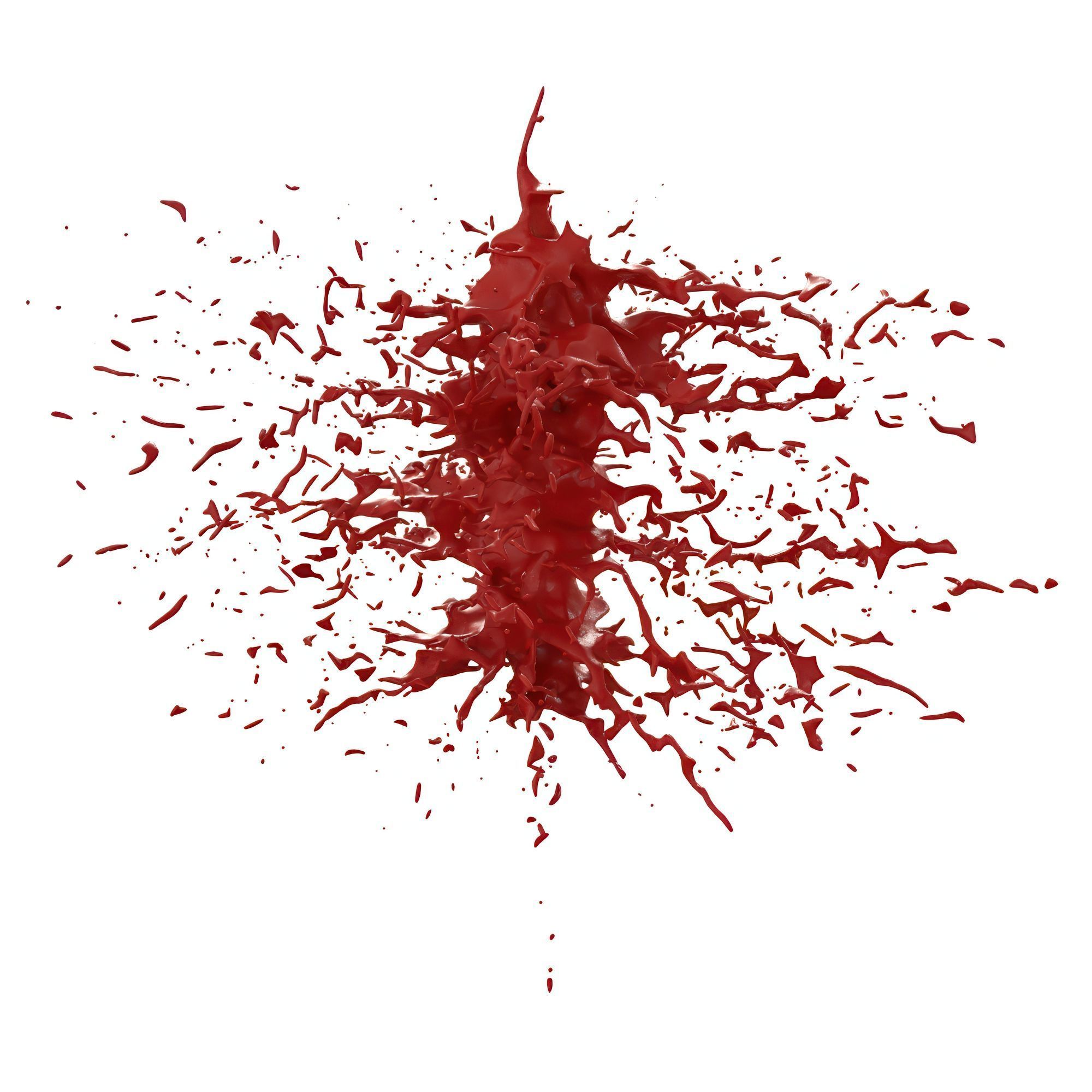 6 Blood Splash 3D model_3