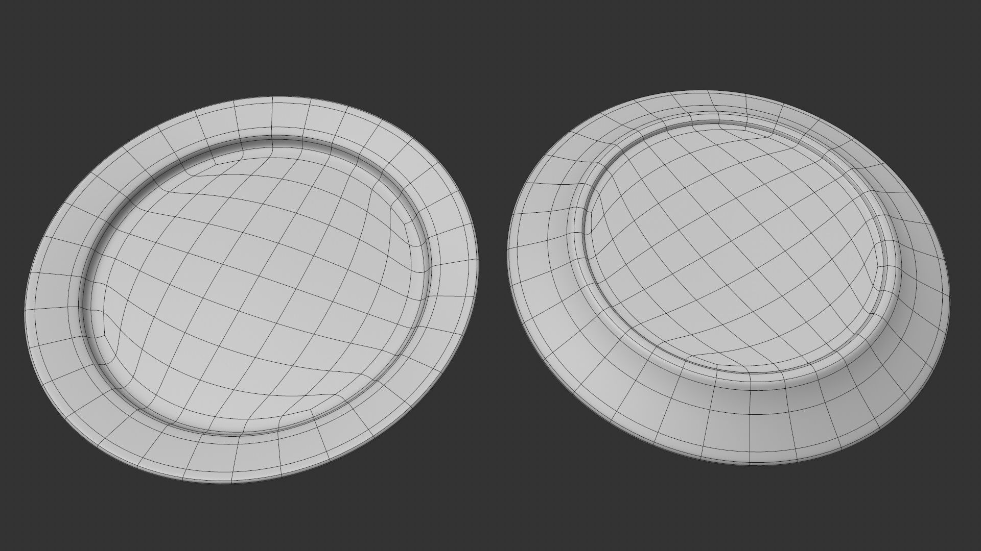 Italian-American Fine Dining Vintage Interior Restaurant Set 3D model_29