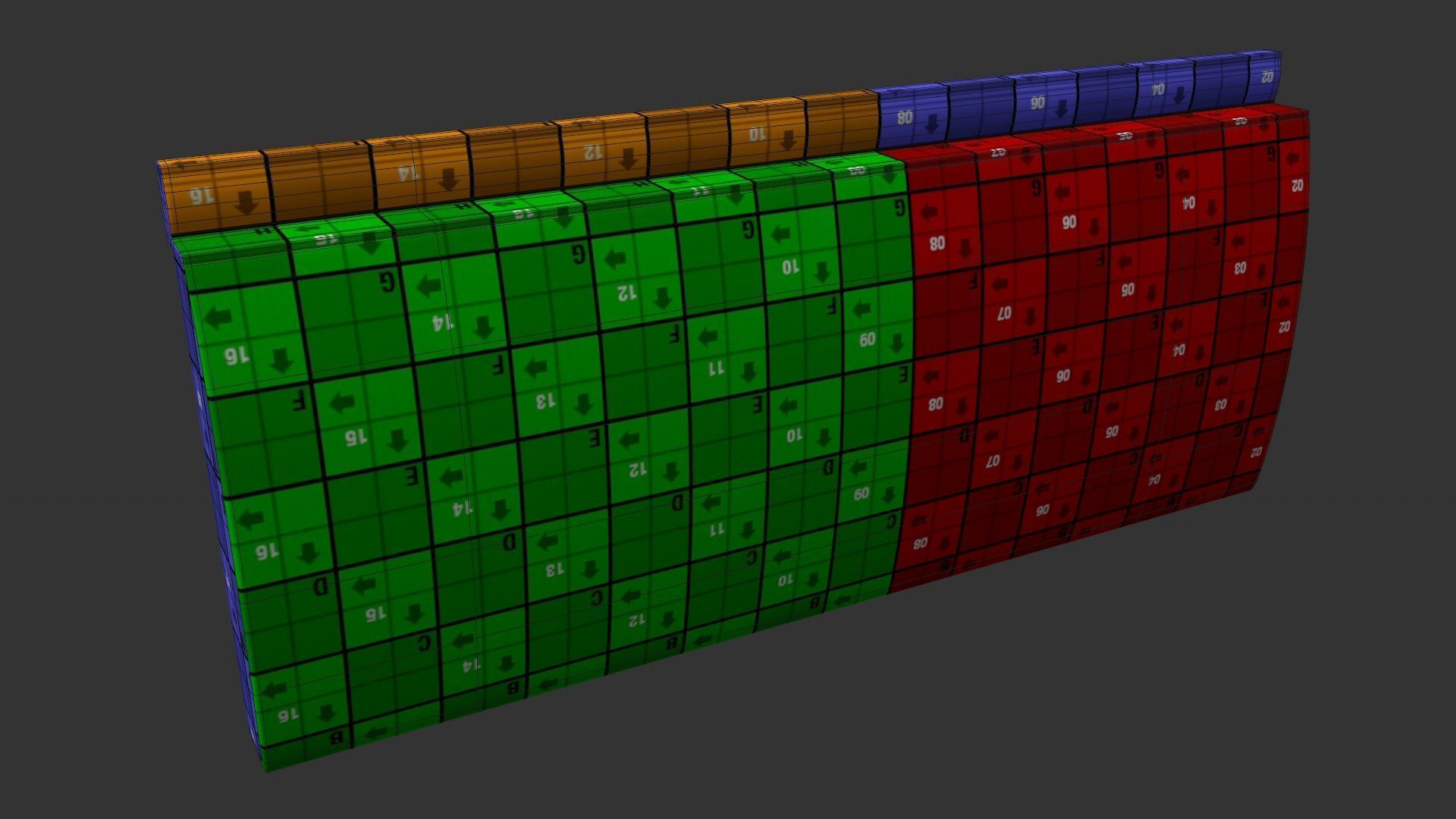 Italian-American Fine Dining Vintage Interior Restaurant Set 3D model_36