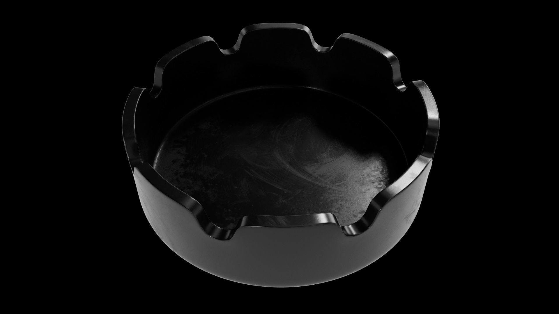 Italian-American Fine Dining Vintage Interior Restaurant Set 3D model_40