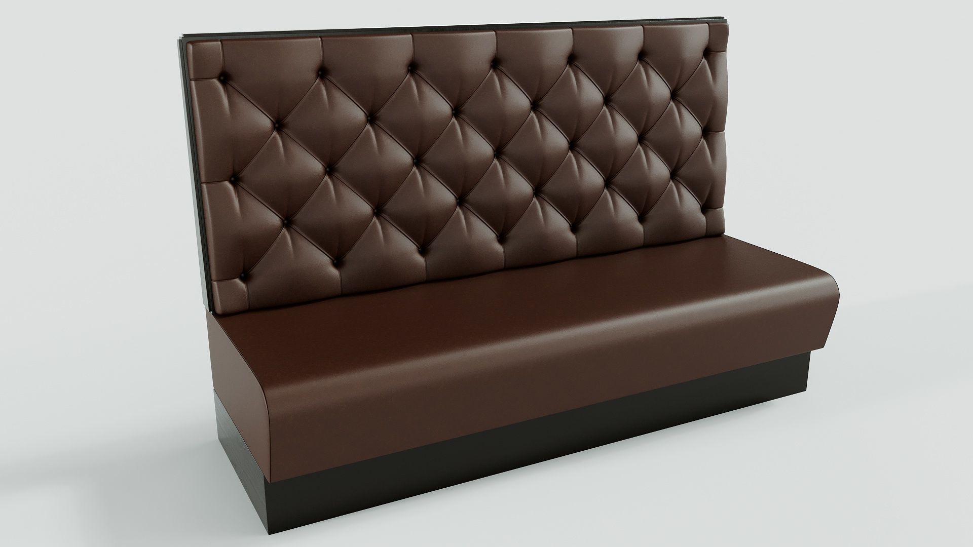 Italian-American Fine Dining Vintage Interior Restaurant Set 3D model_10