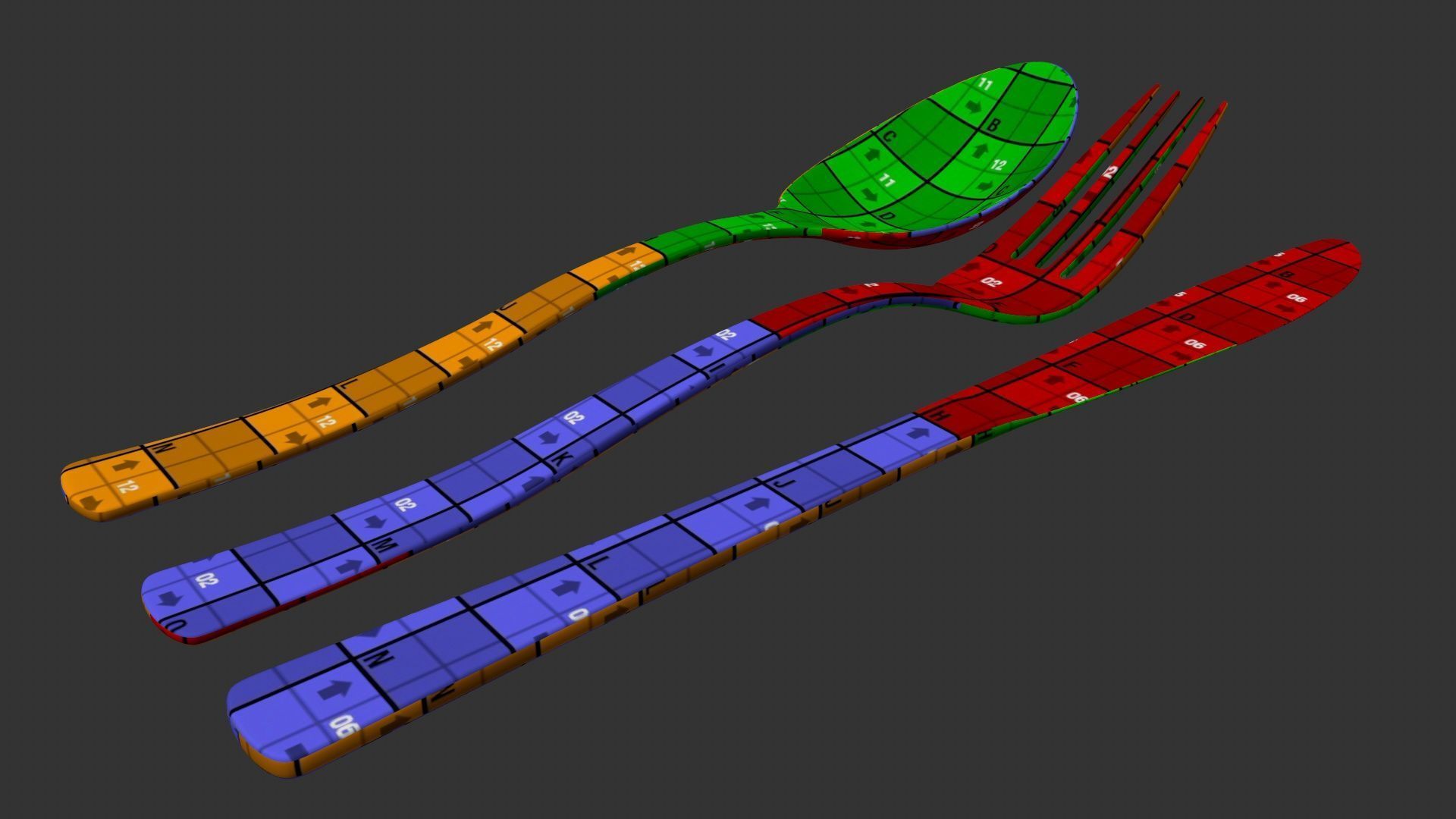 Italian-American Fine Dining Vintage Interior Restaurant Set 3D model_27