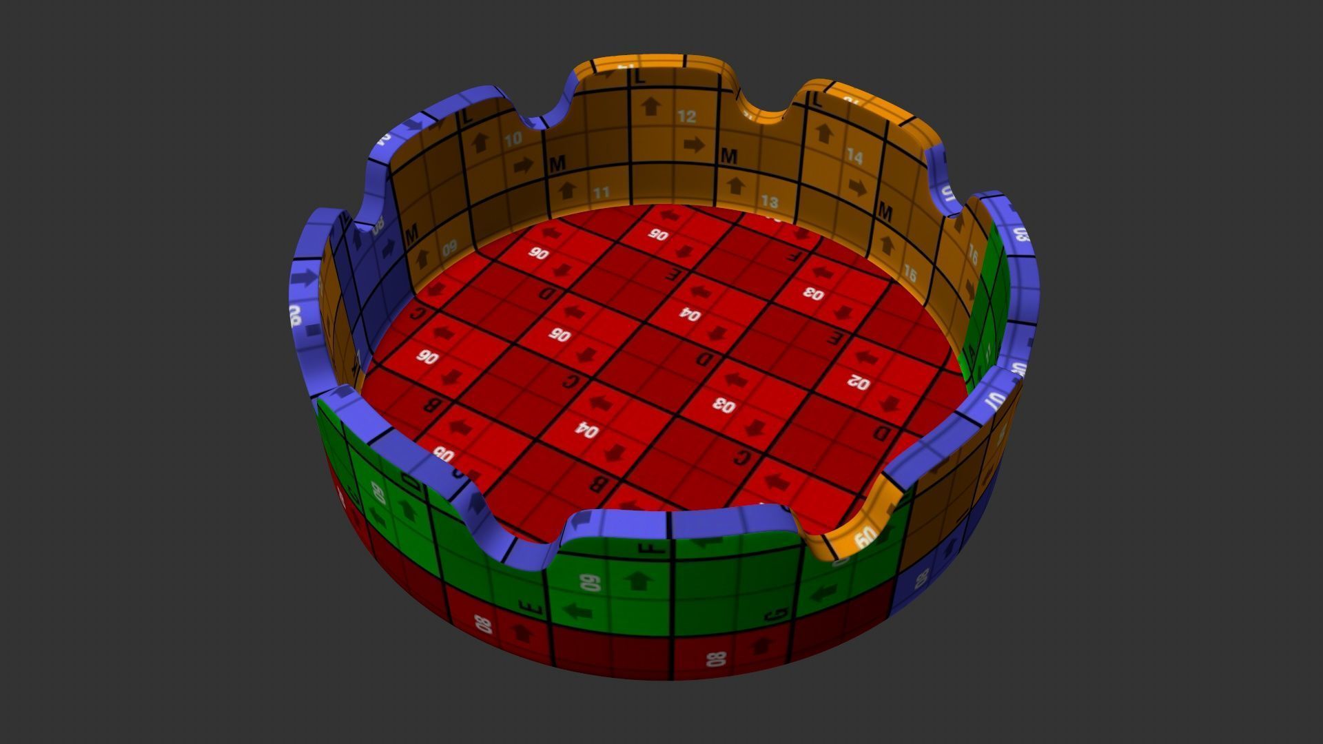 Italian-American Fine Dining Vintage Interior Restaurant Set 3D model_42