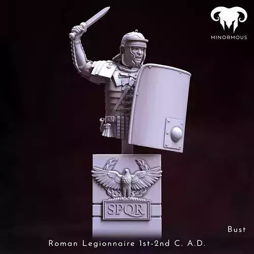 Bust - Roman Legionnaire 1st-2nd CAD Romes Unyielding Guardian