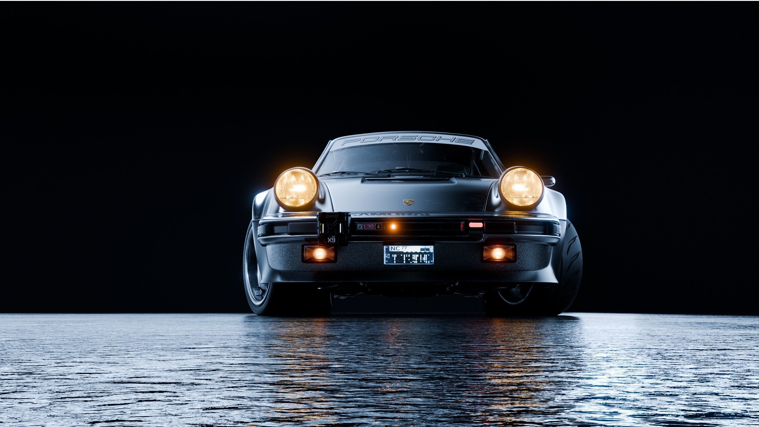 Porsche 911 Turbo 930 Cyberpunk Low-poly 3D model_2