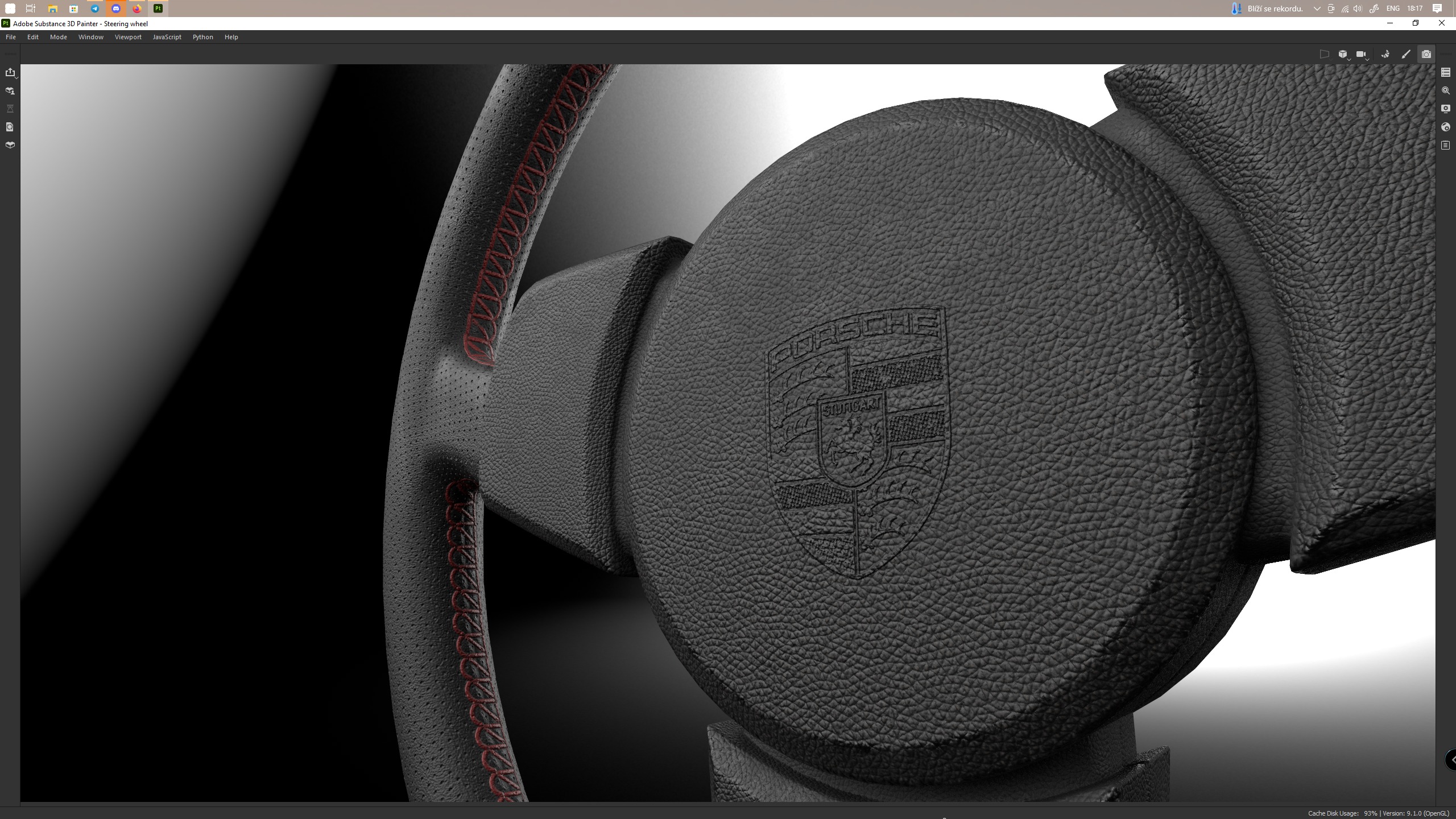 Porsche 911 Turbo 930 Cyberpunk Low-poly 3D model_51
