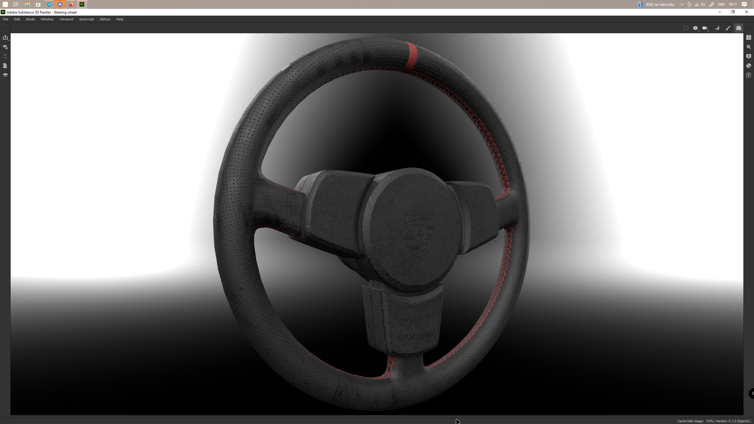 Porsche 911 Turbo 930 Cyberpunk Low-poly 3D model_42