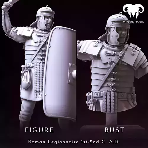 Bundle - Roman Legionnaire 1st-2nd CAD Romes Unyielding Guardian 3D print model