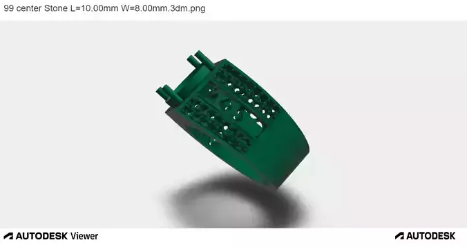 Men Ring with a Round-cut Center Stone 