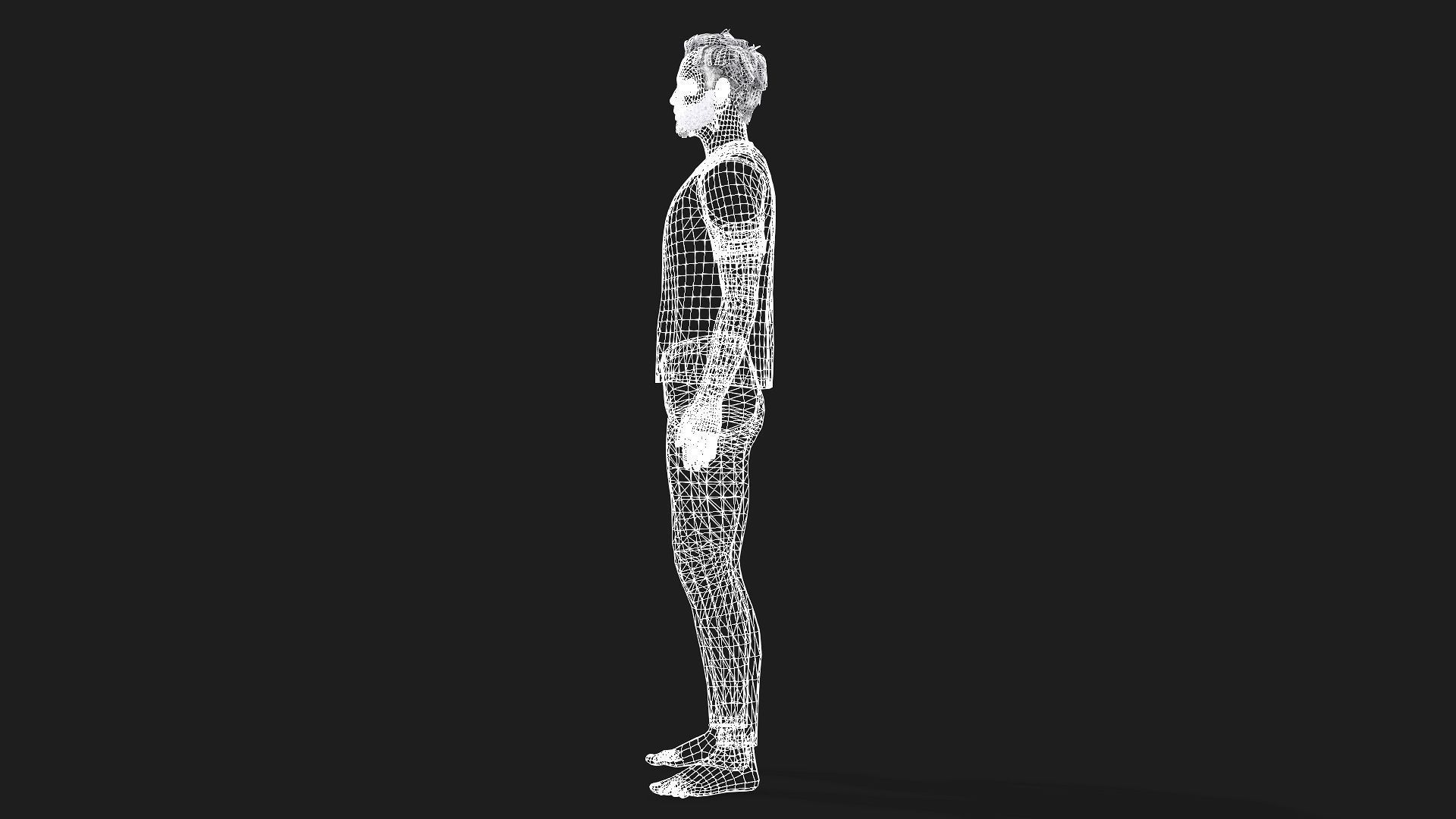 Fully Rigged Male Character  Ready for games and animations 3D model_13