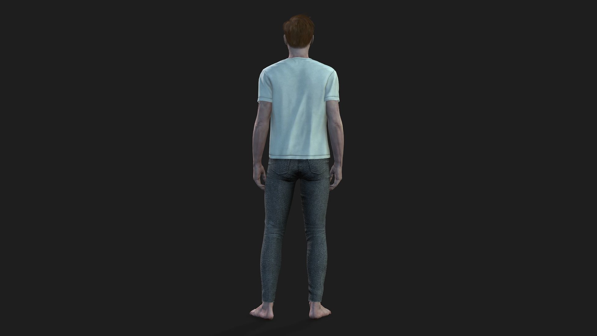 Fully Rigged Male Character  Ready for games and animations 3D model_7