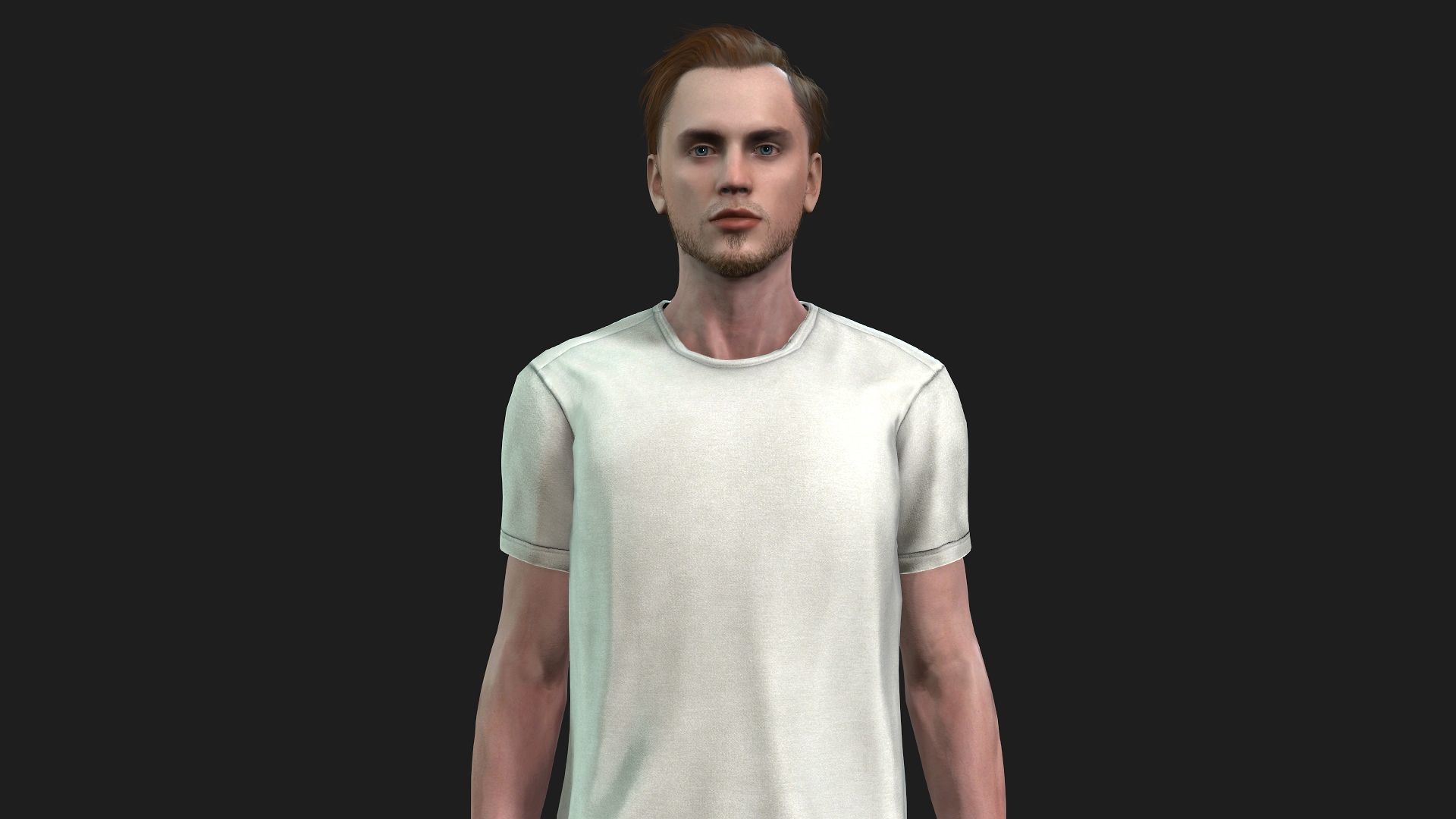 Fully Rigged Male Character  Ready for games and animations 3D model_2