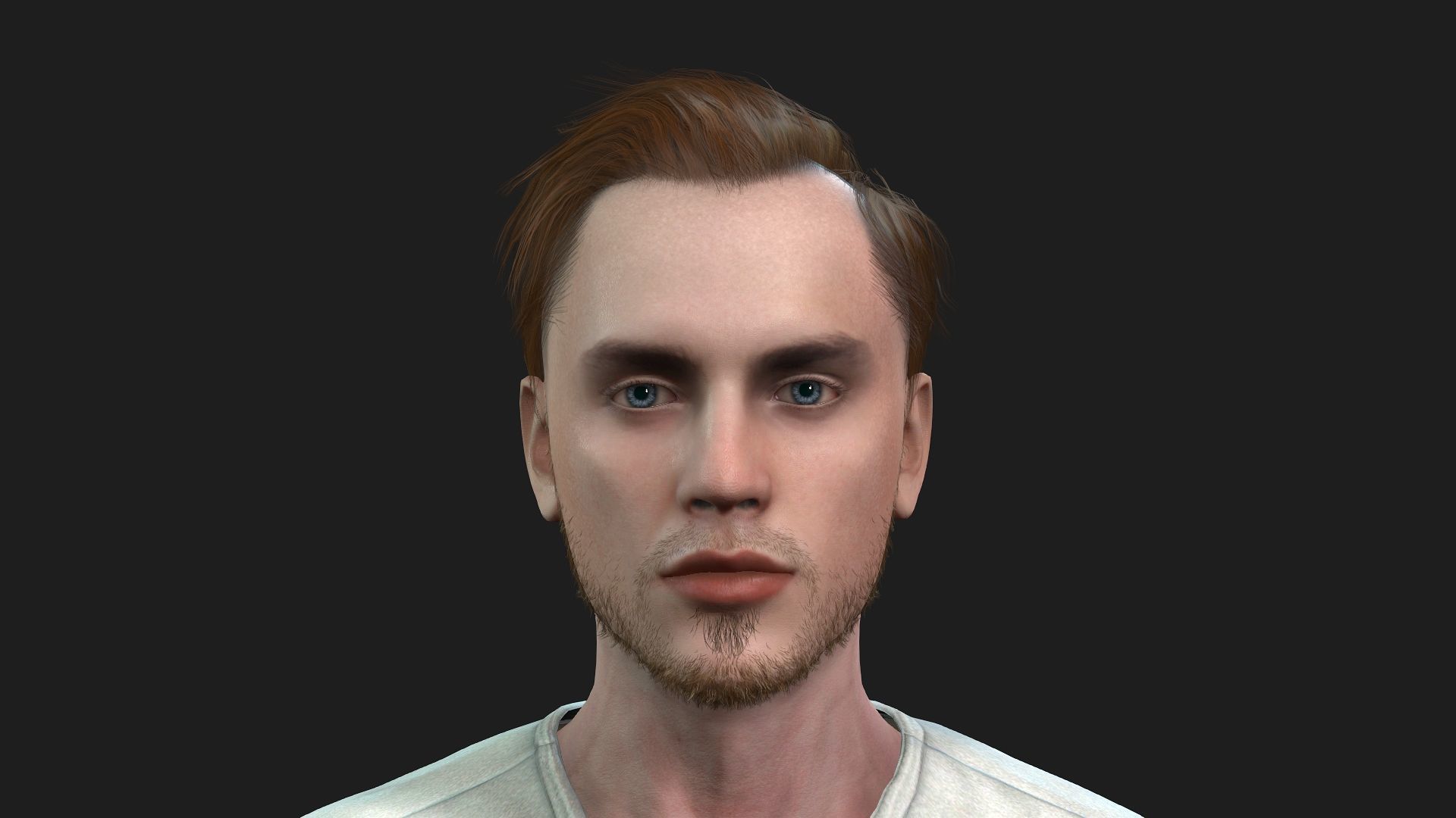 Fully Rigged Male Character  Ready for games and animations 3D model_1