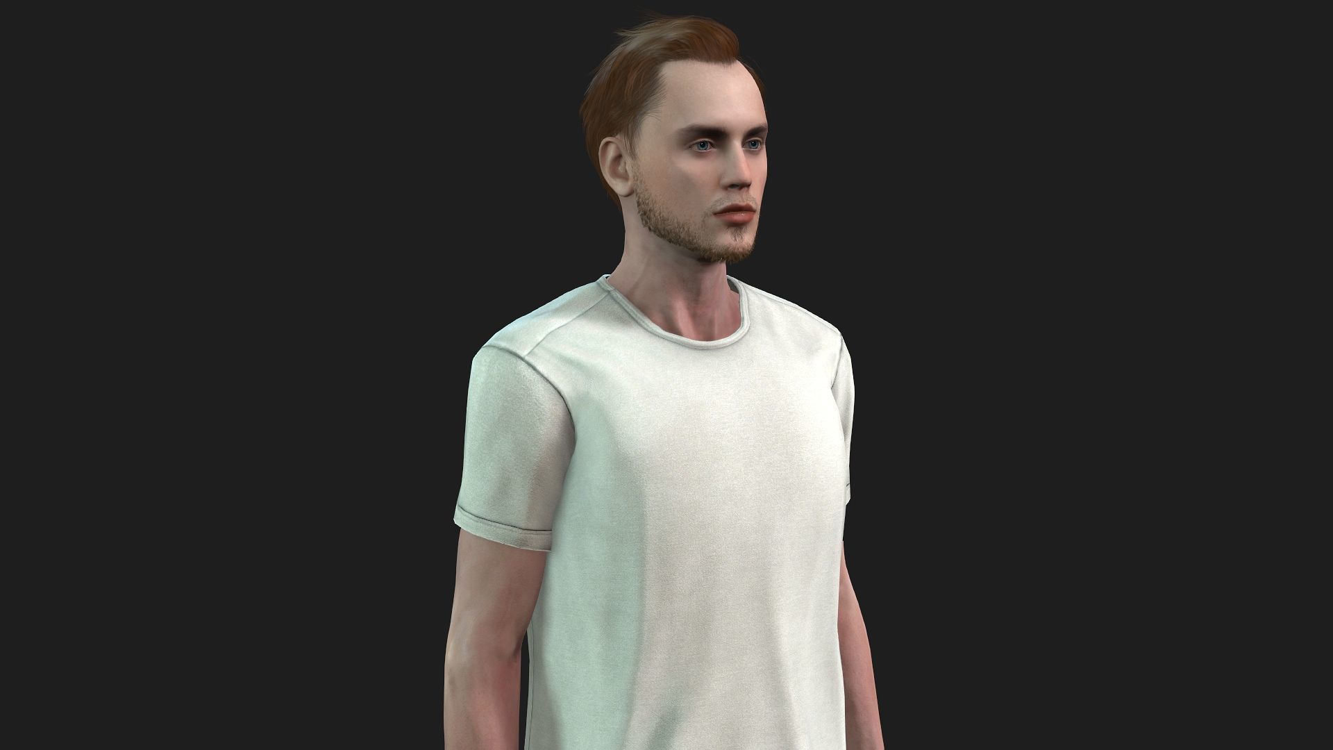 Fully Rigged Male Character  Ready for games and animations 3D model_3