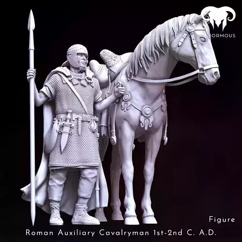 Figure-Horse - Roman Aux Cavalry 1st-2nd CAD Auxilia Equestrians