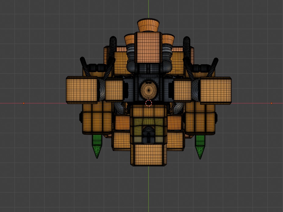 Carrot Robot 1 st generation 3D models Low-poly 3D model_12