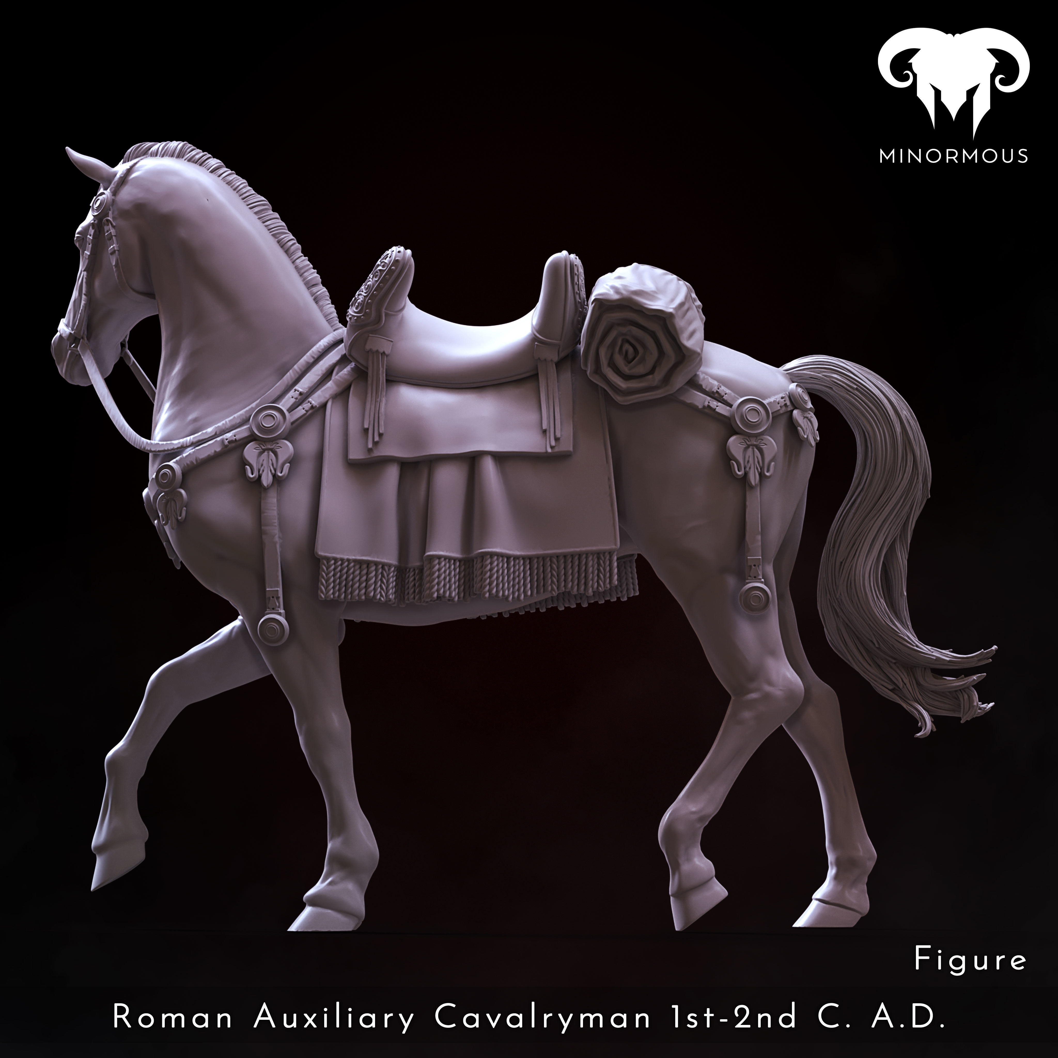Bundle - Roman Aux Cavalryman 1st-2nd CAD Hooves of Honor 3D print model_11