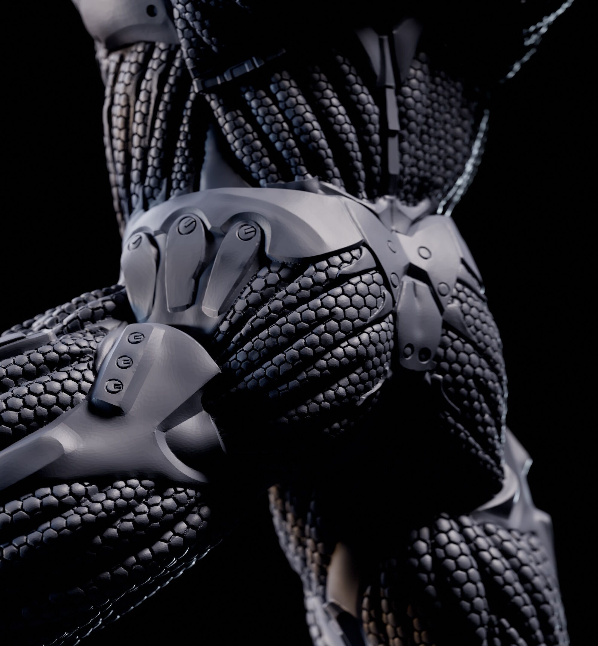 Crysis 3 Nanosuit V2   3D Printable for FDM and  Resin Printers 3D print model_28