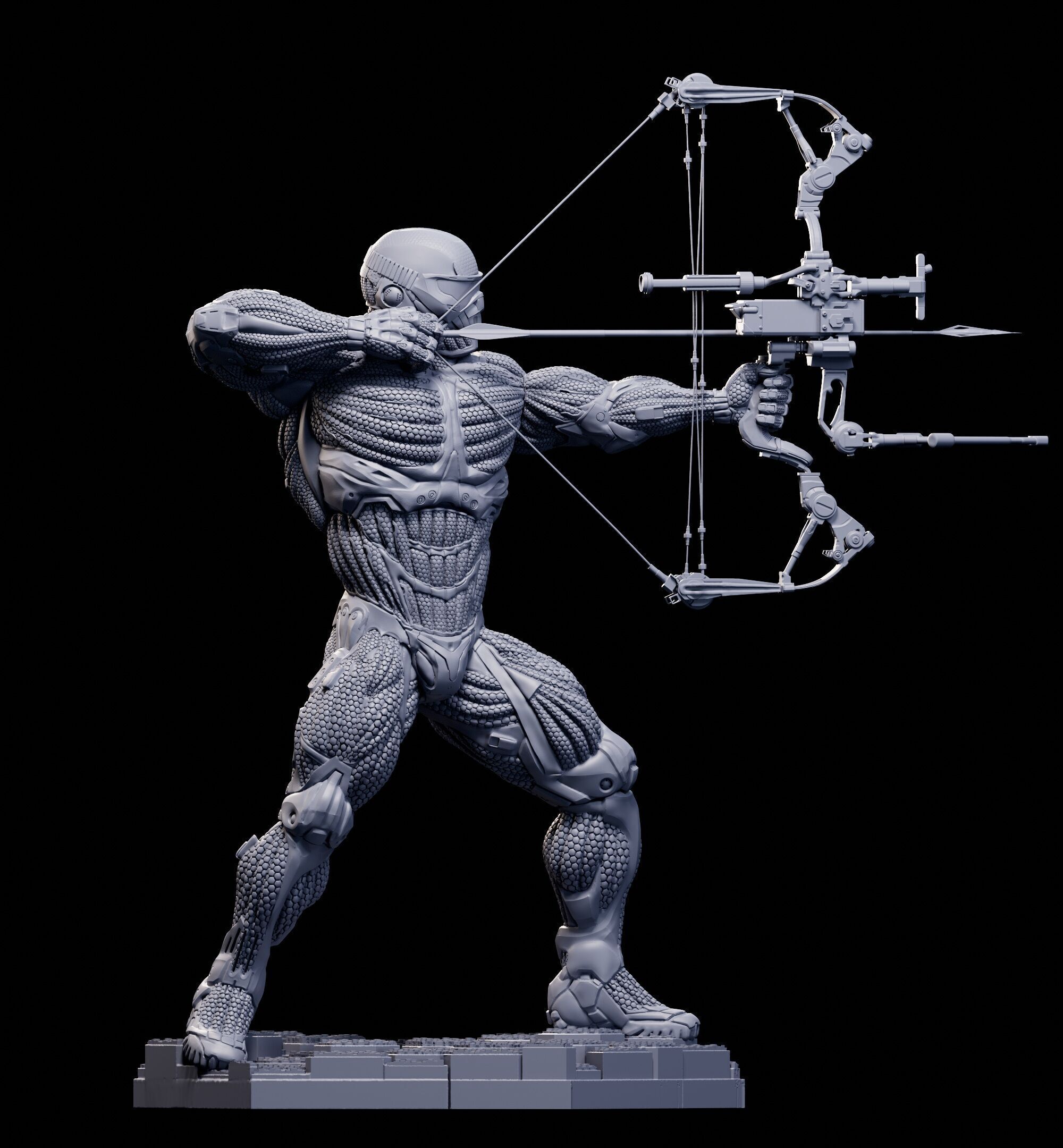 Crysis 3 Nanosuit V2   3D Printable for FDM and  Resin Printers 3D print model_22