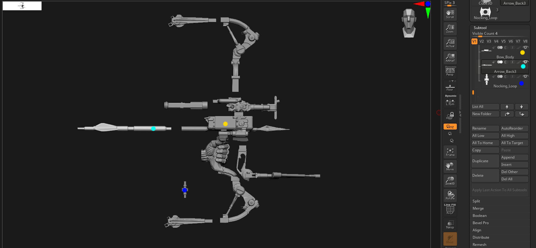 Crysis 3 Nanosuit V2   3D Printable for FDM and  Resin Printers 3D print model_47
