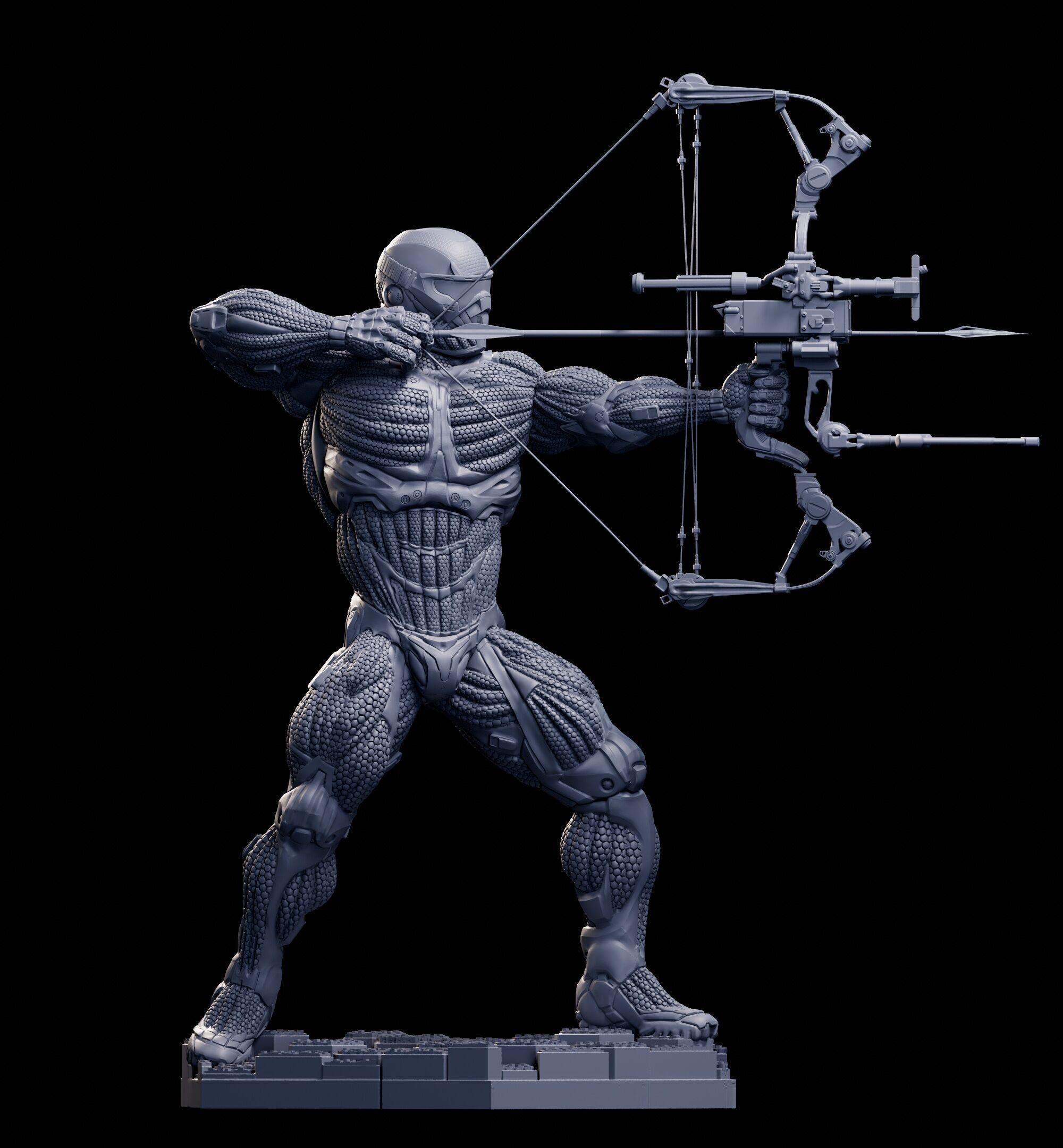 Crysis 3 Nanosuit V2   3D Printable for FDM and  Resin Printers 3D print model_23