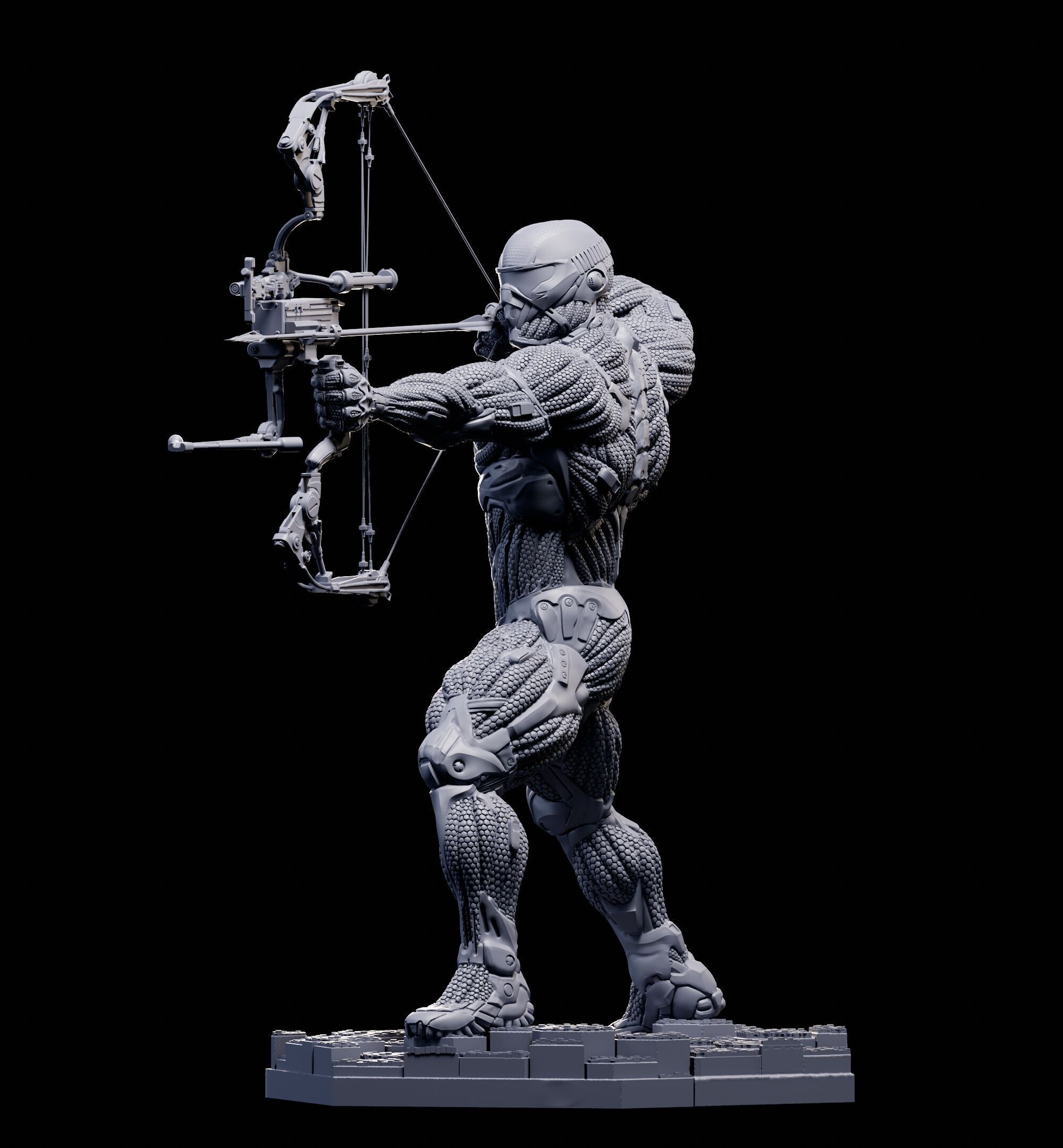Crysis 3 Nanosuit V2   3D Printable for FDM and  Resin Printers 3D print model_17