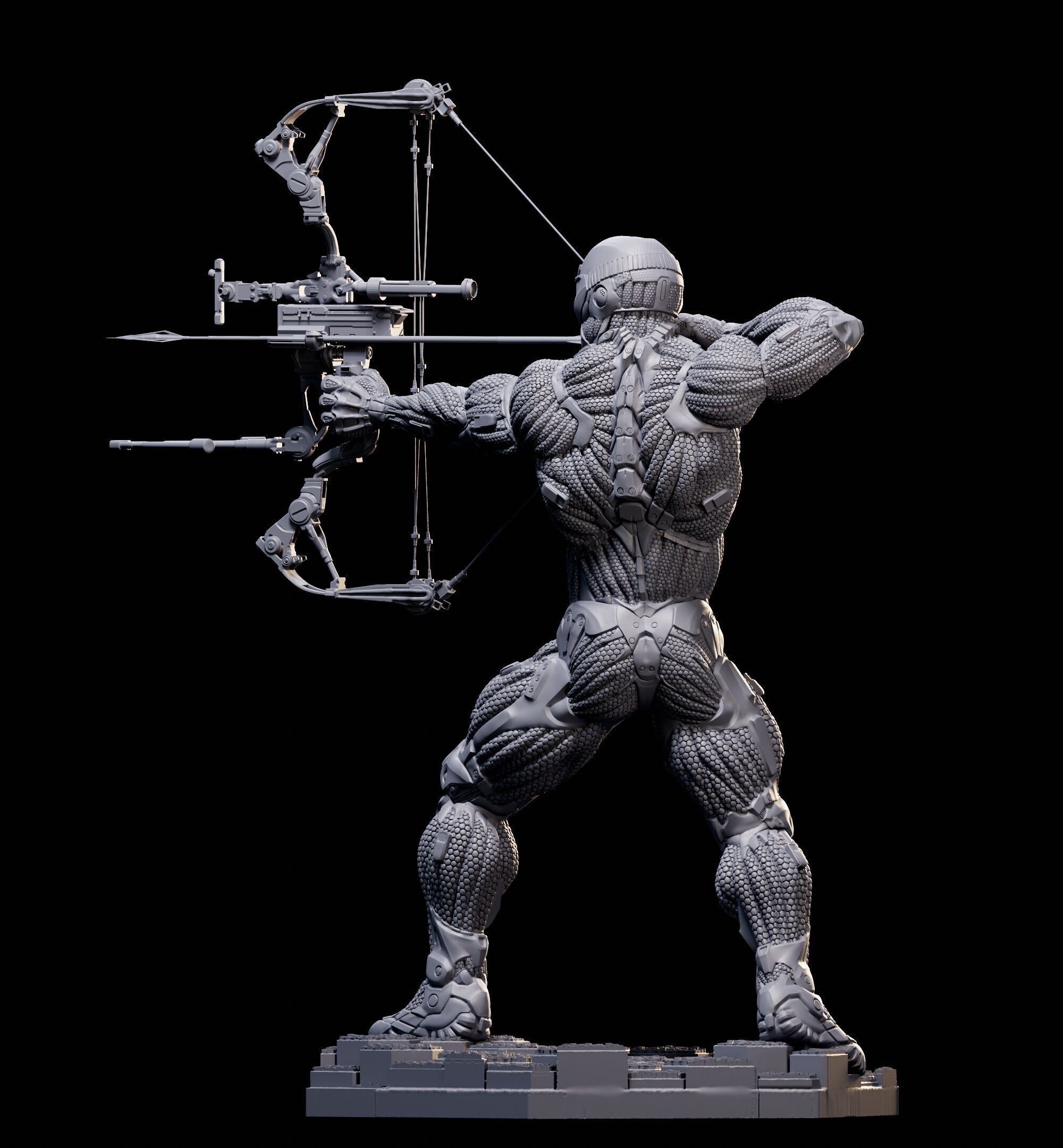 Crysis 3 Nanosuit V2   3D Printable for FDM and  Resin Printers 3D print model_19