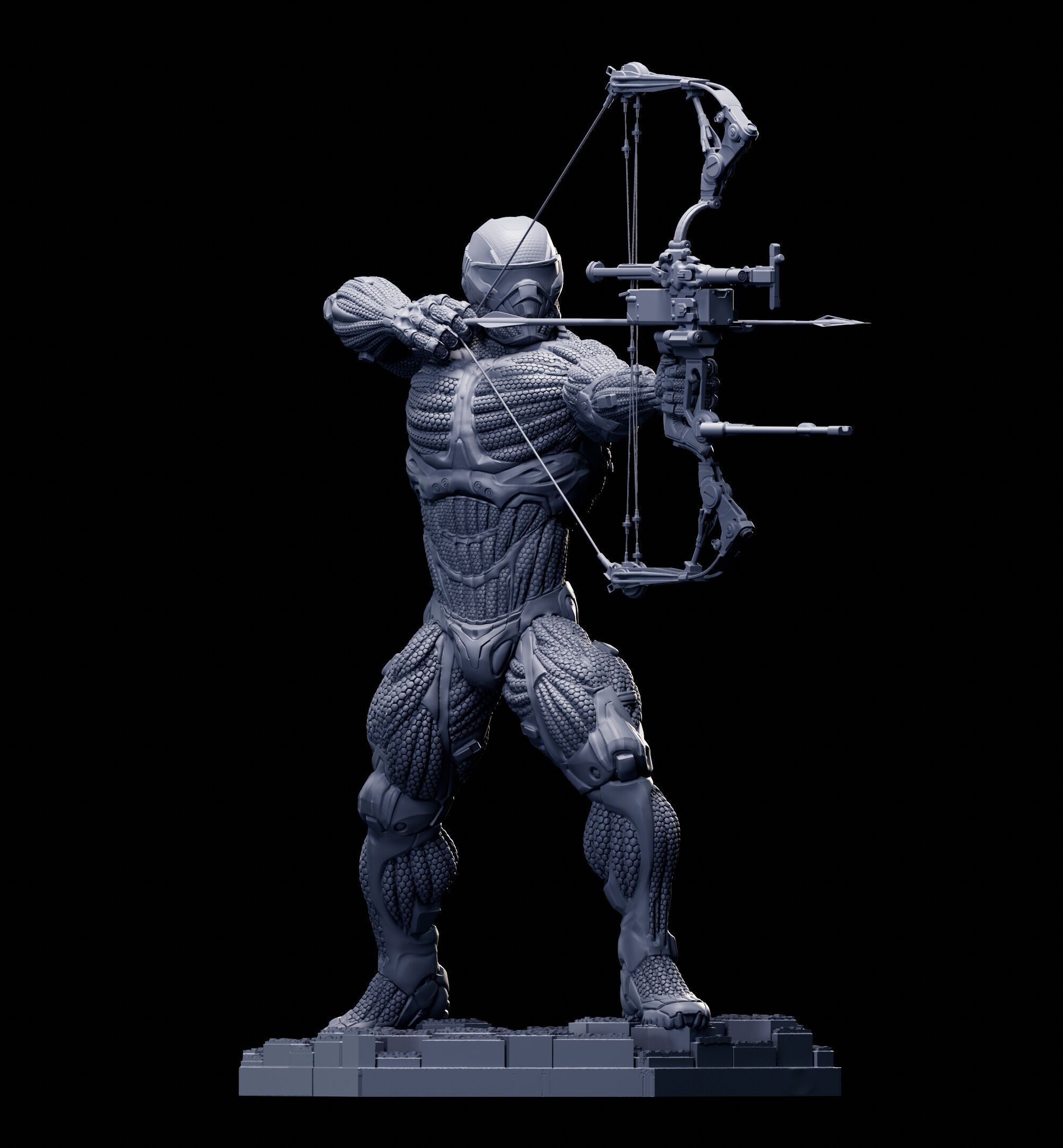 Crysis 3 Nanosuit V2   3D Printable for FDM and  Resin Printers 3D print model_15