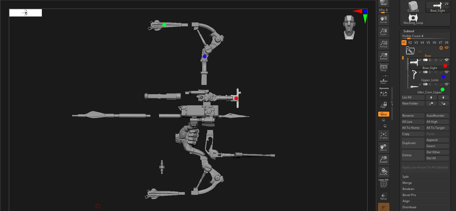 Crysis 3 Nanosuit V2   3D Printable for FDM and  Resin Printers 3D print model_44