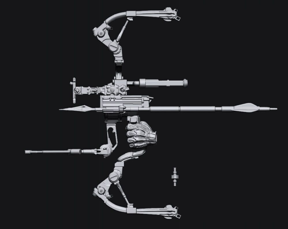 Crysis 3 Nanosuit V2   3D Printable for FDM and  Resin Printers 3D print model_39
