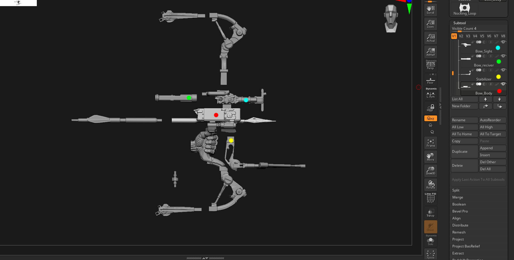 Crysis 3 Nanosuit V2   3D Printable for FDM and  Resin Printers 3D print model_46