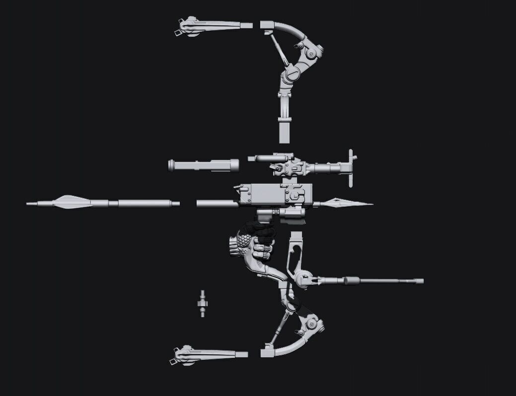 Crysis 3 Nanosuit V2   3D Printable for FDM and  Resin Printers 3D print model_41